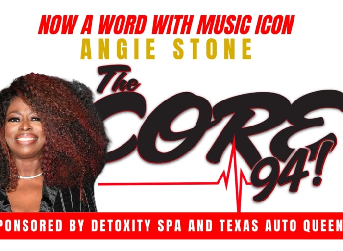 Angie Stone with The Core 94! logo